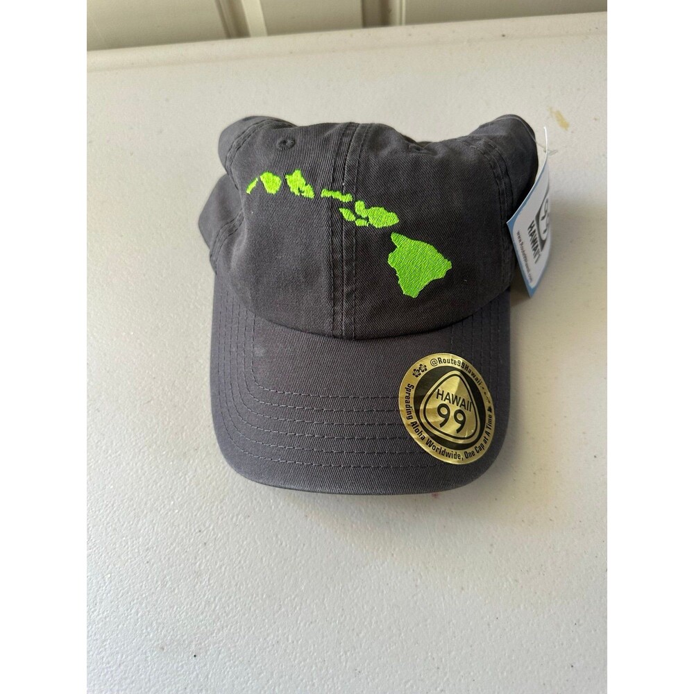 NWOT Route 99 Hawaii Islands Embroidered Adjustable Otto Baseball Cap OS